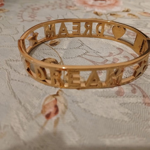 Dream Stainless Steel Bracelet New Pink Gold
