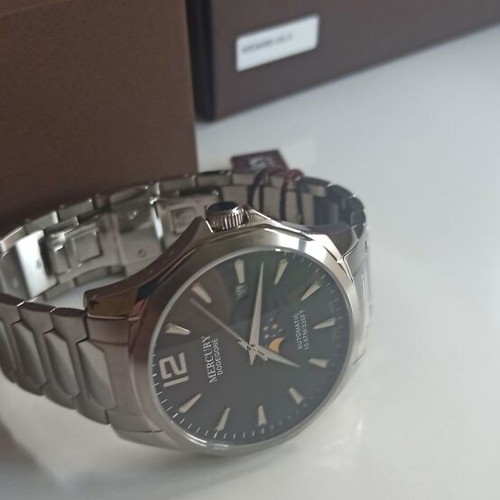 Swiss Automatic Mercury Dodecagon Moonphase Watch new
