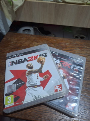 NBA 2K18 PS3 game and NBA 2K17 PS3 case