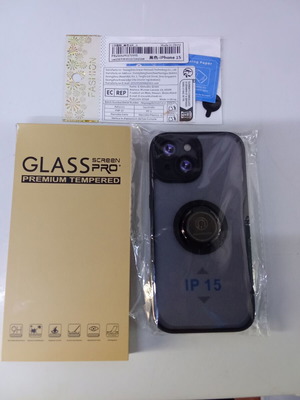 iPhone 15 Protection Set with MagSafe Case, Tempered Glass, Camera Protector new