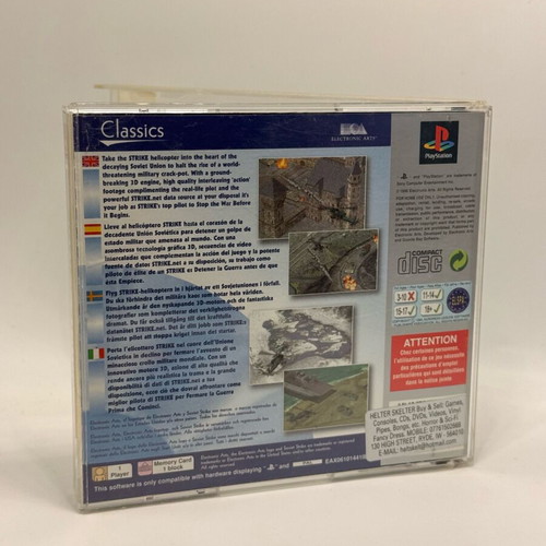 Soviet Strike PlayStation (PS1) used game, action adventure