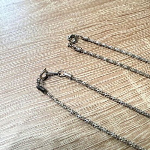 Silver 925 chains set of 2, like new, 30 cm length