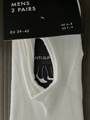 Tommy Hilfiger low socks white, new, size 39-42, 1 pair