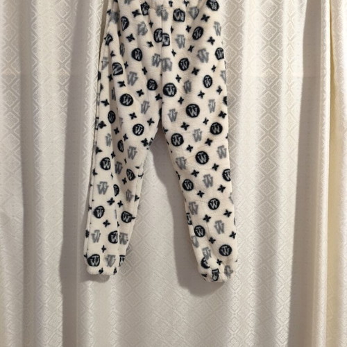 Fleece pants like new, size M, multicolor