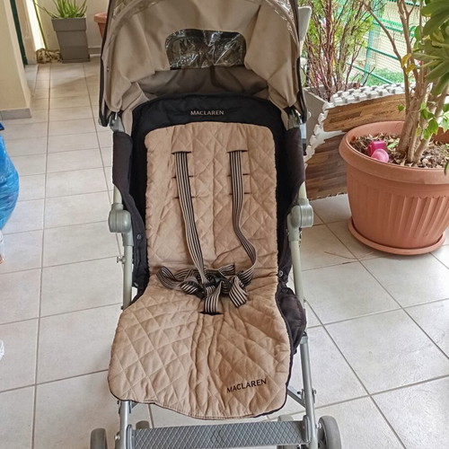 Maclaren Techno XLR stroller used, black beige