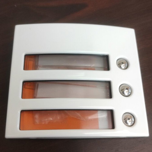 Bticino Terraneo 332232 Aluminum Doorphone Plate new, white