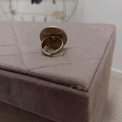 Ring Phaistos Disc like new, openable