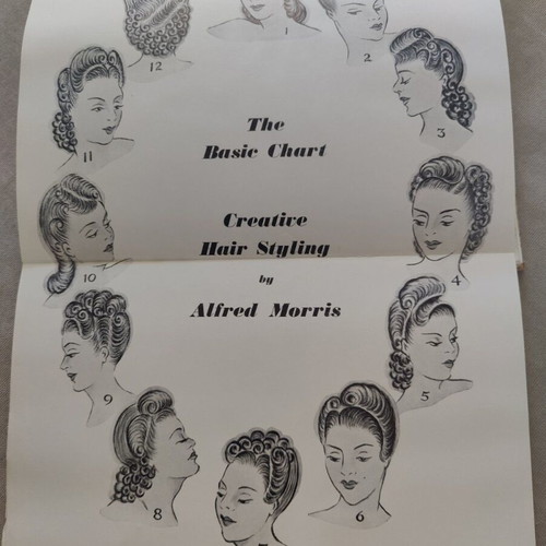 Creative Hair Styling by Alfred Morris hardback book like new
