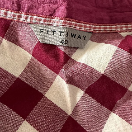 Fittiway Checked Shirt with Pockets Size 40 Used, Slim Fit
