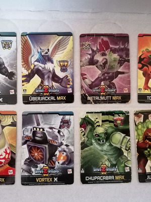 Invizimals cards used, pack of 16