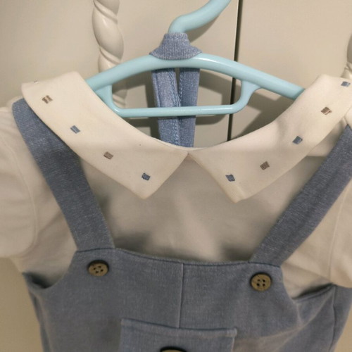 Mayoral baby romper with hat in like new condition
