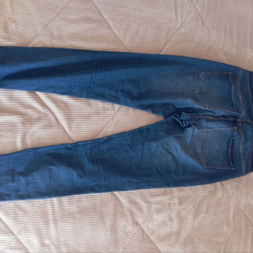 Maternity jeans used, soft elastic blue with mako fabric
