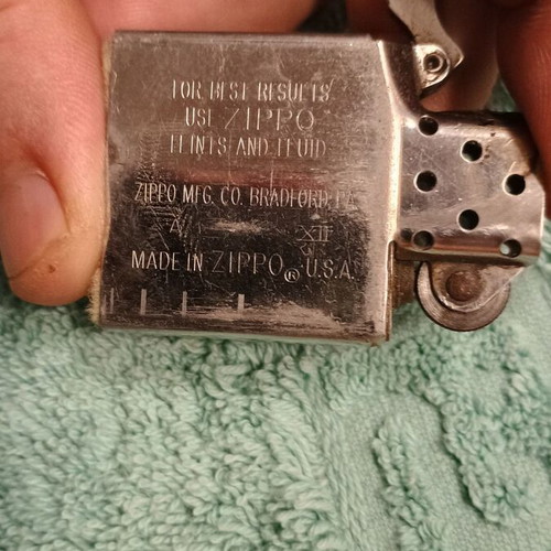 Zippo silver used