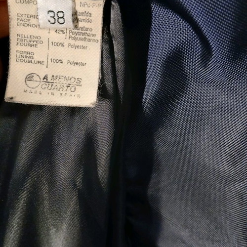 Women's coat knee-length like new, black and blue