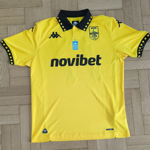 Aris Thessaloniki Home Shirt Kombat System Panagidis 77 like new