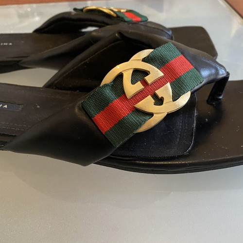 Corina sandals like new, black and red, platform style, size 38