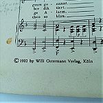  Μουσικό Βίβλο με Παρτιτούρες Die Singt Man Immer! Εποχής 1932