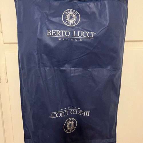 Berto Lucci Milano suit new, black, jacket No58, trousers No52