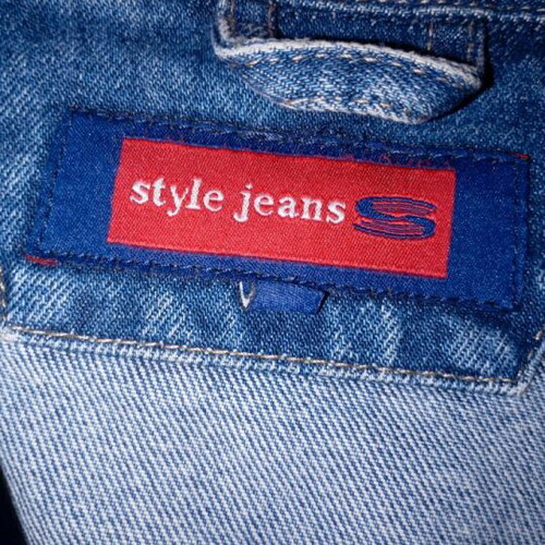 Denim jacket men's like new, blue, size L