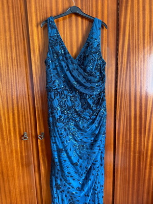 Shein blue dress like new for occasions XL