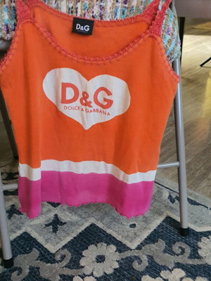 Dolce & Gabbana top used, size L, pink and orange