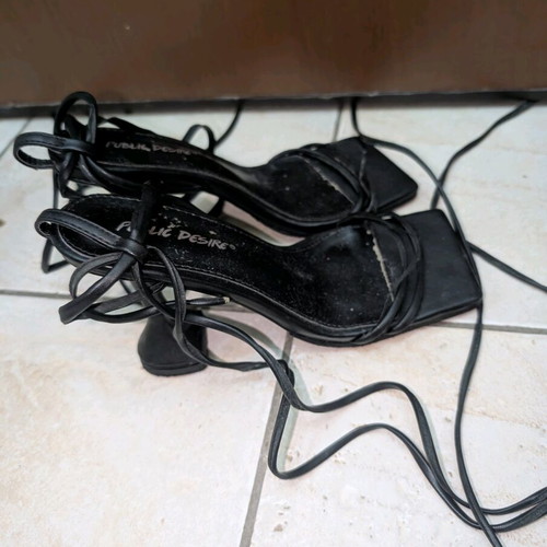 Public Desire black high heels size 37 used