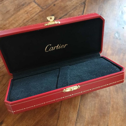 Authentic Cartier red watch or pen case like new