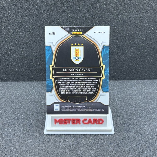 2022-23 Panini Select FIFA Edinson Cavani zebra #98 Uruguay card