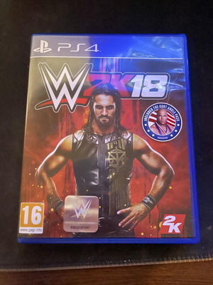 WWE 2K18 game for PlayStation 4 like new, fighting