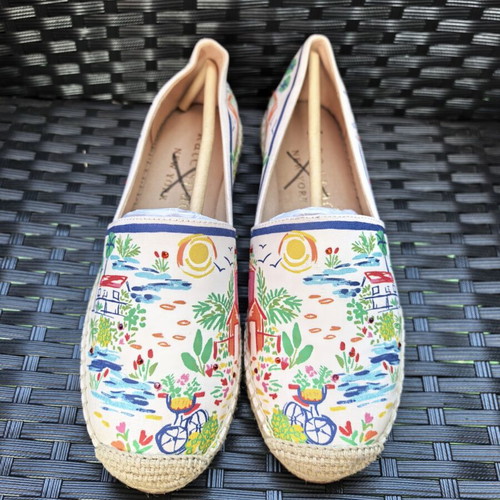 Kate Spade espadrilles, size 38, colorful