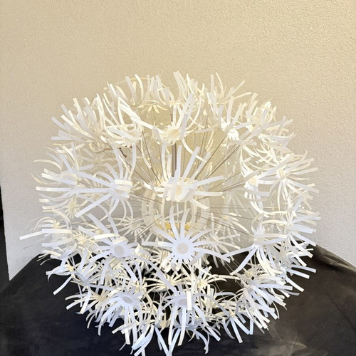 Ikea Maskros ceiling light used with cable cut