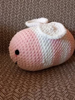 Melissoula handmade children's doll new made of knitting wool