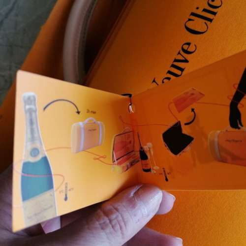 Veuve Clicquot City Traveller champagne bag used with box 2012