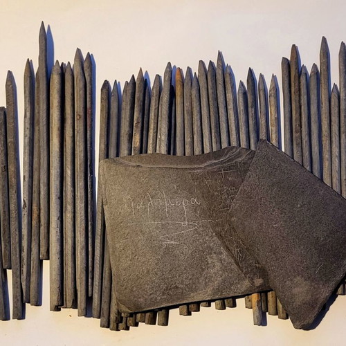 Prewar Greek Graphite Pencils like new, pack of 50