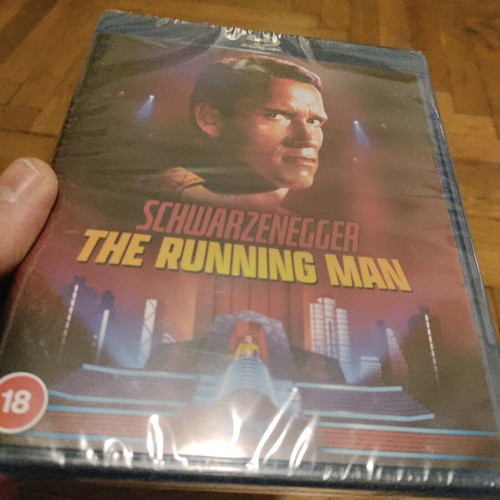 The Running Man Blu-Ray new, action, sci-fi, thriller