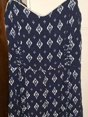 Bershka one-piece shorts like new, blue, size M