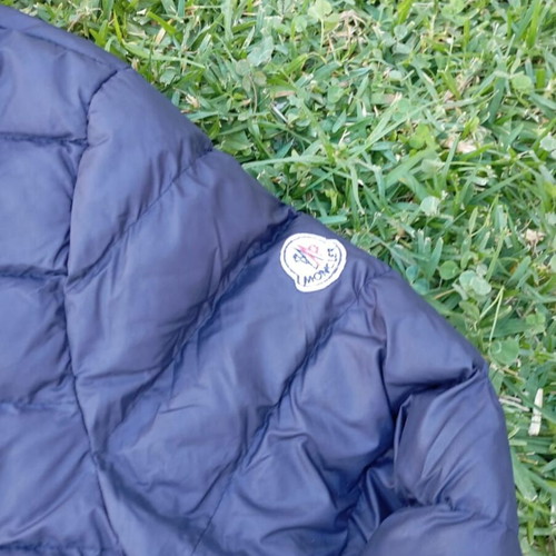 Blue Monclear jacket new, size L