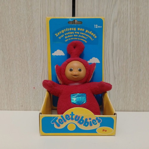 Teletubbies Quassel Red Teletubby Po plush with sound new