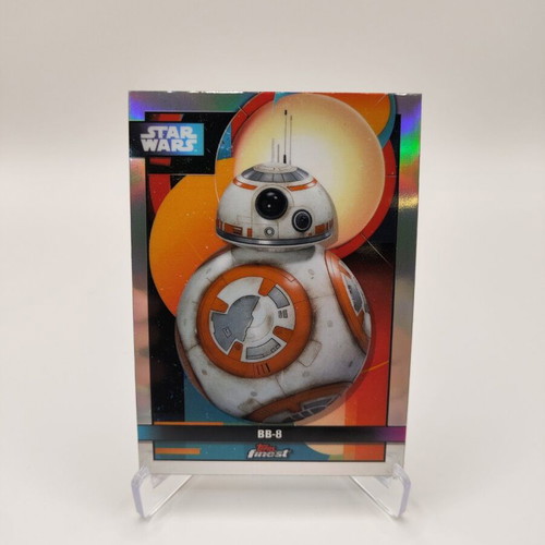 Topps Finest Star Wars BB-8 card like new
