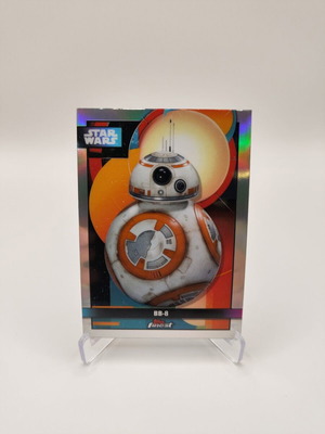 Topps Finest Star Wars BB-8 card like new