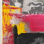 Modern handmade painting 70x90 cm like new