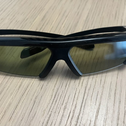 Samsung 3D glasses used, 2 pairs, one with lens defect