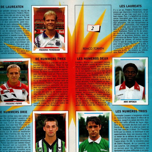 Panini Belgium Football 1997 collectible album new