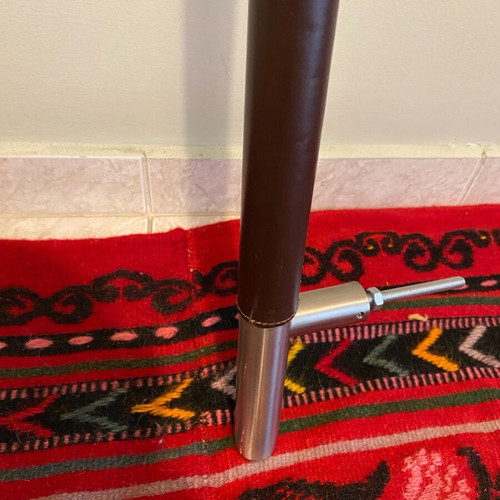 Wall hanger with leather covering brown like new