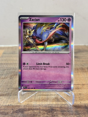 Pokemon Zacian 045/094 Holo Rare card Phantasmal Flames