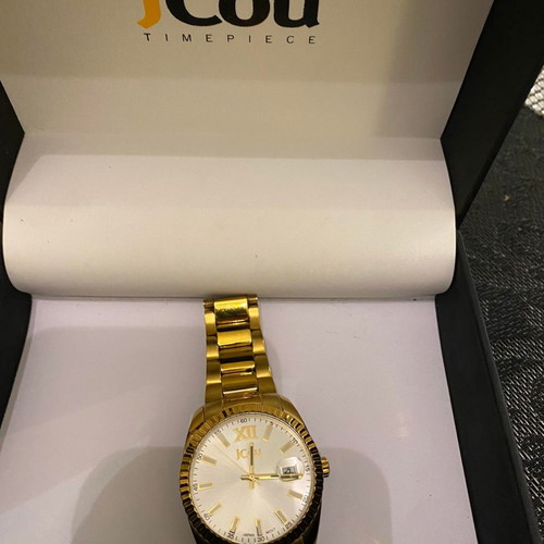 Jcou women's watch used with gold bracelet