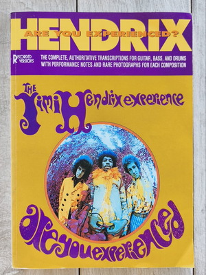 Hendrix Are You Experienced? παρτιτούρες σαν καινούργιο, 168 σελίδες