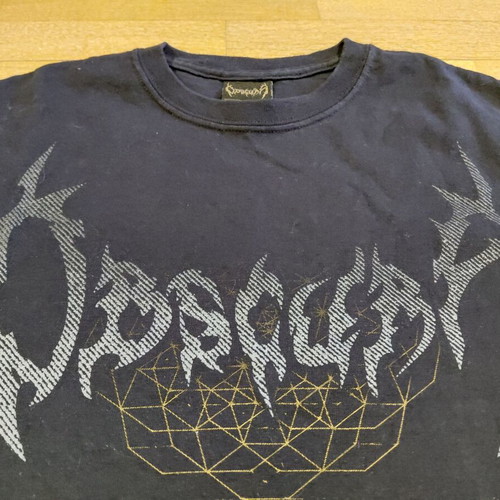 Obscura The Beyond Band T-shirt used, size M, black