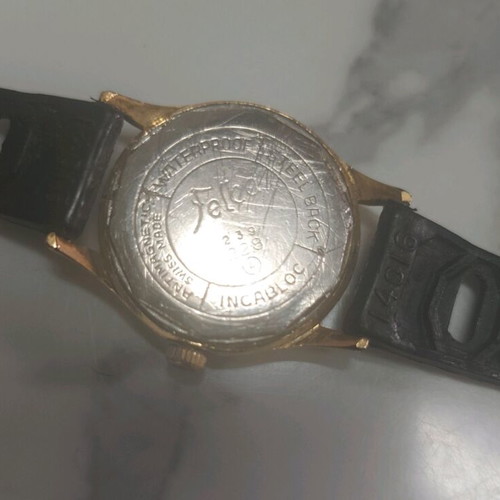 Felca Vintage Men's Wristwatch Used, 40-60s, Manual Winding