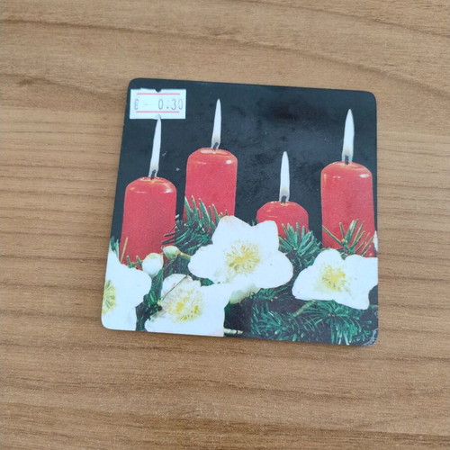 Coaster compressed wood (cork) used